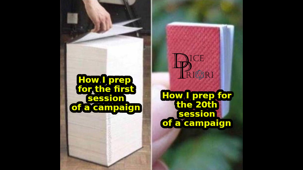 It's actually a good thing, because it usually means that the story and the characters so well established that I'm comfortable improvising