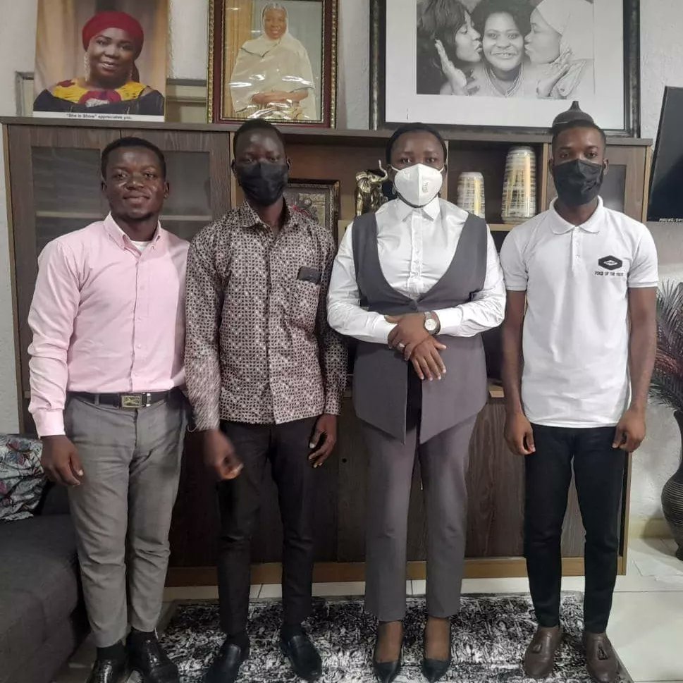 code57_'s tweet photo. Our two hours intensive meeting with Hon. Fatimatu Abubakar, the
Deputy minister of Information after the ministry's press conference was extremely insightful for the growth of myself, my leaders and the youth who are smart to tap into the powerhouse Code57 is becoming.
#code57 https://t.co/9vgs5j9vcy