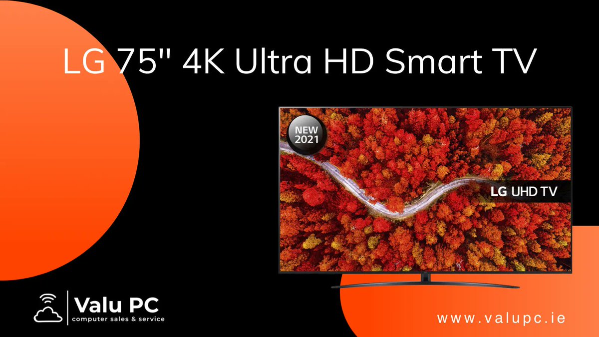 Valupc's tweet image. 𝐋𝐨𝐨𝐤𝐢𝐧𝐠 𝐅𝐨𝐫 𝐀 𝐍𝐞𝐰 𝐓𝐕?

Shop our wide range of LG Smart TV's online!
💻 - valupc.ie

#Technology #Tech #ComputerSalesandService #ComputerSales #TV #NewTV #Television #SmartTV #LG #LGTV #UltraHDTV #SmartTelevision #HDTV #4KUltraHD