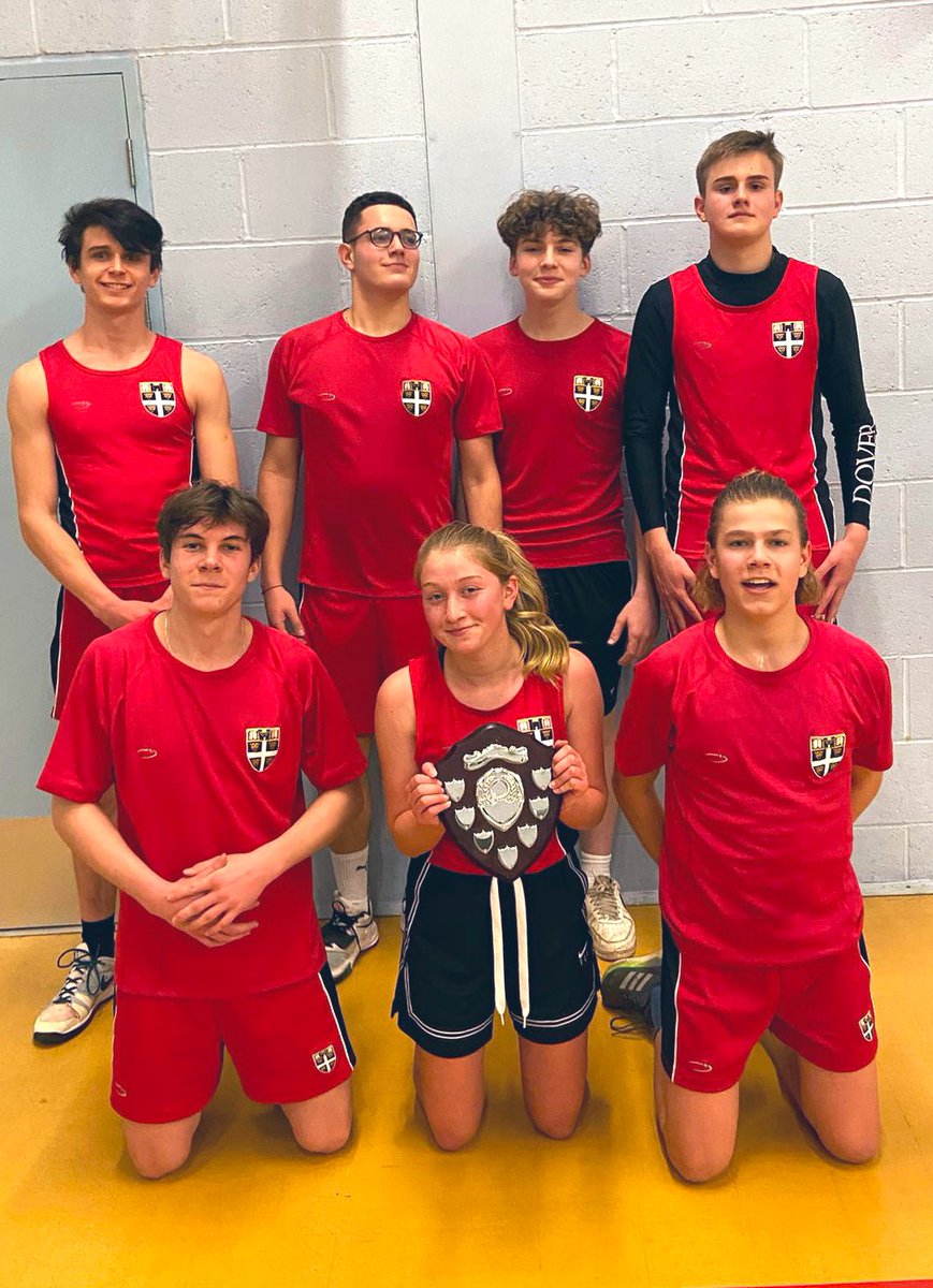 DoverCollSport's tweet photo. The winners of the U15 District Basketball Tournament! What a great effort from this newly assembled squad, especially considering the tough competition. A massive well done to the whole squad. https://t.co/KS4r4C0t7G