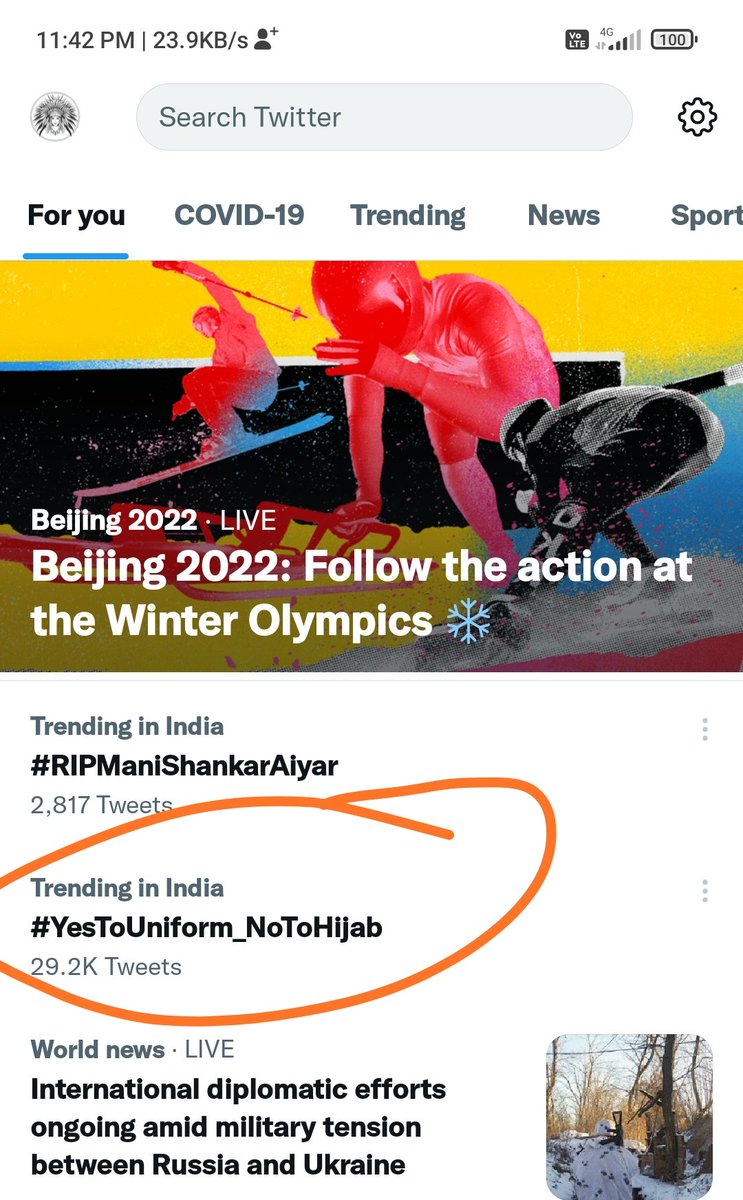 #YesToUniform_NoToHijab 
Trending in India 🔥🔥