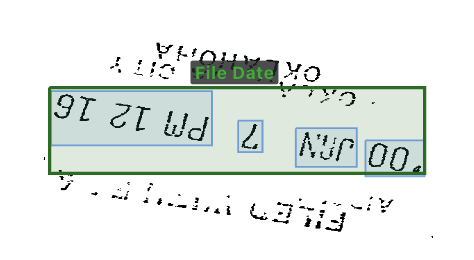 anno_lab's tweet photo. Real world documents are often messy, with inconsistently rotated text and poor image quality. 

Contact us to learn how our latest vision+text model achieved 95% accuracy in the extraction of "File Date Stamps" like the ones below - https://t.co/SWWYakju6o https://t.co/jOzZnQo0xW
