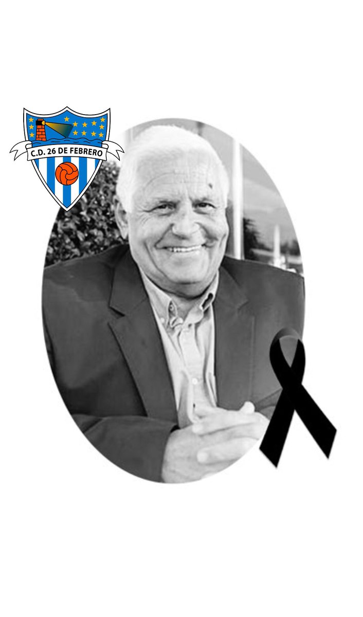 Día triste para el fútbol, desde nuestro Club <a href="/CD26_de_Febrero/">CD 26 De Febrero</a> trasladamos nuestro más sentido pésame a toda la familia de <a href="/ElPaloFC/">El Palo FC 💙⚽️</a> y mucha fuerza para su familia, por el fallecimiento de su presidente Juan Godoy. 

Descanse en paz 💚
