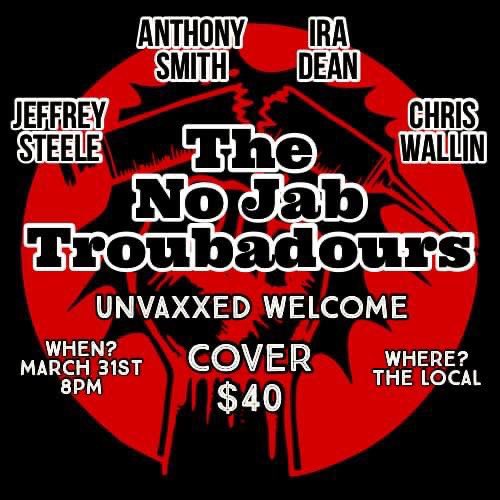 AnthonySmith (@anthonysmithhq) on Twitter photo #SoldOut #TheNoJabTroubadours #chriswallin #anthonysmith #JeffSteele #IraDean <a href="/Aaronlewismusic/">Aaron Lewis</a> <a href="/TraceAdkins/">Trace Adkins</a> @Travistritt <a href="/JasonAldean/">Jason Aldean</a> <a href="/KidRock/">KidRock</a> <a href="/carrieunderwood/">Carrie Underwood</a> <a href="/TheRock/">Dwayne Johnson</a> <a href="/joerogan/">Joe Rogan</a> #SoldOut #TheNoJabTroubadours #chriswallin #anthonysmith #JeffSteele #IraDean <a href="/Aaronlewismusic/">Aaron Lewis</a> <a href="/TraceAdkins/">Trace Adkins</a> @Travistritt <a href="/JasonAldean/">Jason Aldean</a> <a href="/KidRock/">KidRock</a> <a href="/carrieunderwood/">Carrie Underwood</a> <a href="/TheRock/">Dwayne Johnson</a> <a href="/joerogan/">Joe Rogan</a>