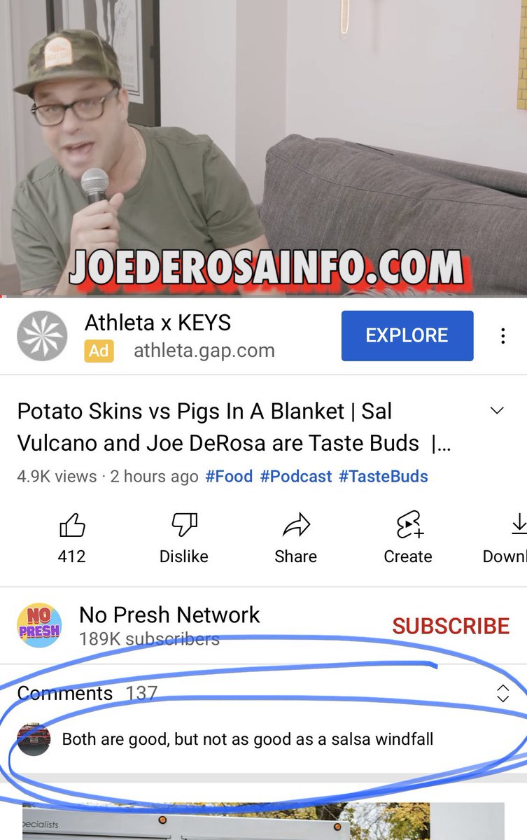 LittleFlammable's tweet photo. I barley started the video, but the comment showing GOT ME GOOD. πππ
#tastebudspodcast @tastebudspod @homelesspimp @joederosacomedy @SalVulcano @heybabepod #nopreshnetwork #nopresh #salsawindfall #homelesspimp #tastebuddies https://t.co/HidOjxga9Z