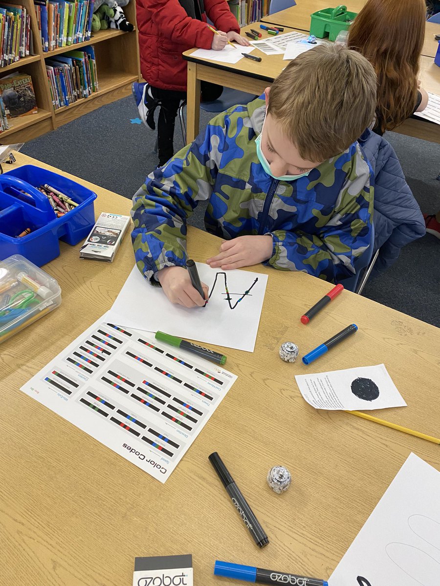 EasternES_Reads's tweet photo. What’s not to love about Monday Lunch Robotics Club? #ekd_codes #ozobot #wcpsmd https://t.co/nFpoH3iMcz