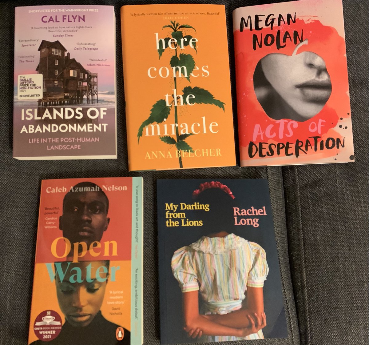 Thank you @zarakg for these gorgeous shortlisted books from #YoungWriterAward @YoungWriterYear. The winner will be announced on 24 February! See youngwriteraward.com for more! #BookPost
