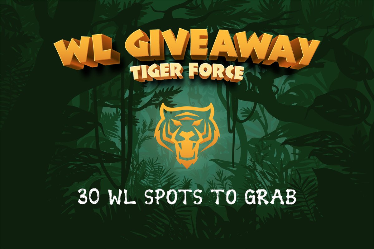 🎉WL GIVEAWAY🎉

We are giving away 30 WL spots🔥

To enter:
1⃣ Like ♥️
2⃣ Retweet ✅

Winners will be announced in 24 hours ⏰