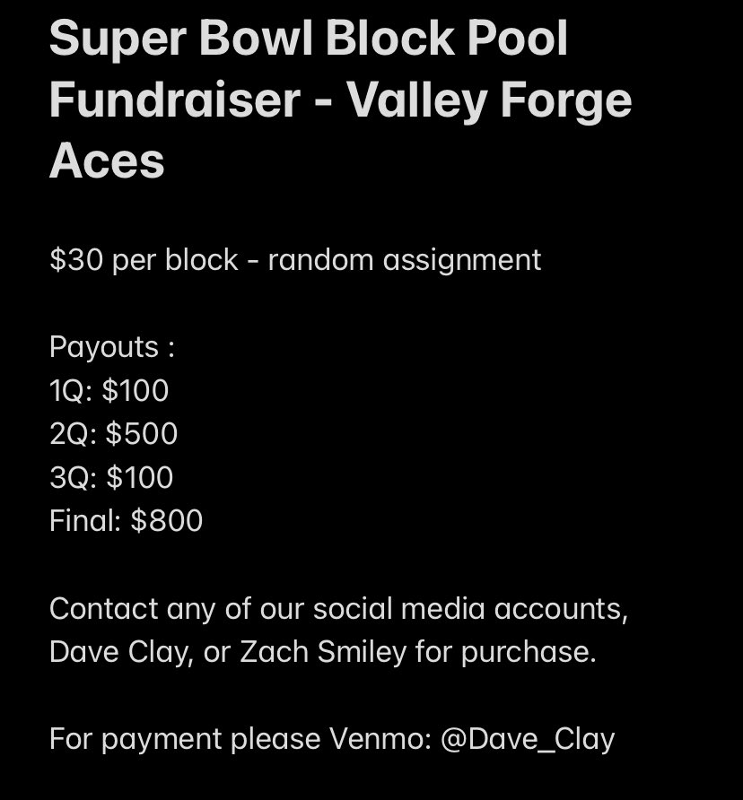 Valley Forge Aces tweet media