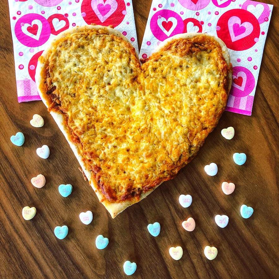 Be ready for a special meal on Valentine's Day with our heart-shaped pizza dough...our package includes 2 "medium" sized Ready-2-Bake Dough and pizza sauce.

You just need to add the toppings and love.

Call us to order! #yegvalentinesday