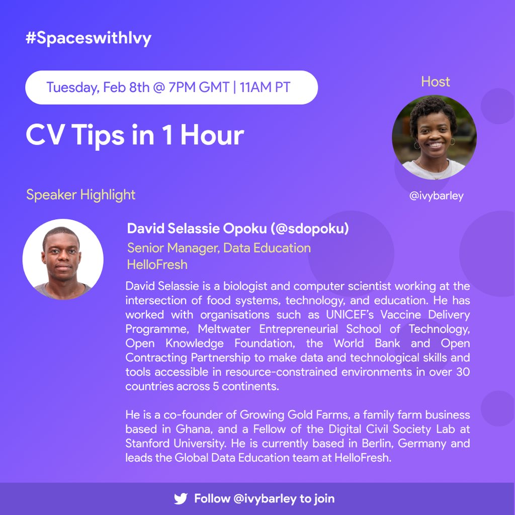 #SpaceswithIvy tweet media