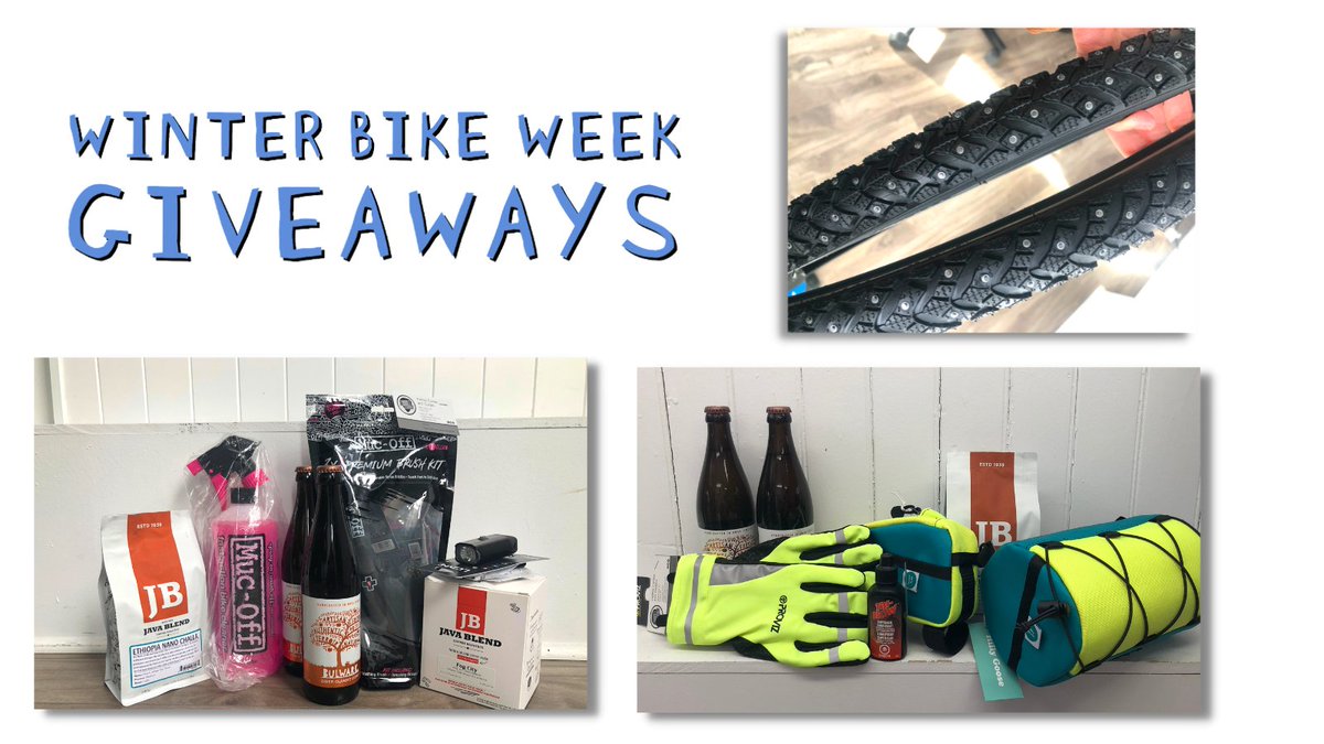 IBIKEHFX's tweet photo. We have three seriously SWEET prizes that we will be giving away this #WinterBikeWeek!
Entering to win is simple: just post a photo of yourself winter cycling and tag us (@IBIKEHFX on Twitter and @cyclehalifax on Instagram) and use #WinterBikeWeek to enter! https://t.co/IqbbK37Ci8