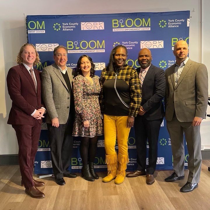 KevinJSchreiber's tweet photo. @YCEAPA launched the BLOOM Empowerment Center w/ over $1.7M to deploy to YoCo small businesses via loans, grants, classes, &amp; fellowships! ALSO @SullyElizabeth4 will be BLOOM’s inaugural Executive Director! We could not think of a more fitting leader for this exciting endeavor! https://t.co/AFR2L3ojhE