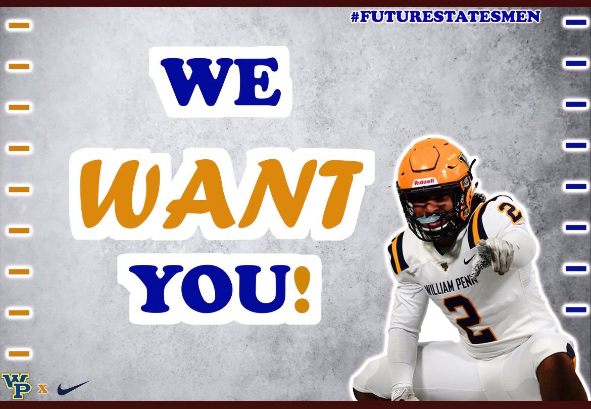 BroussardKnotts's tweet image. After a great conversation with @FaragAdam I am very blessed to receive my first offer from William Penn University 🟡🔵 @CoachDixon_63 @_JulianAllen @Coach4343 @Coach_McCoy7