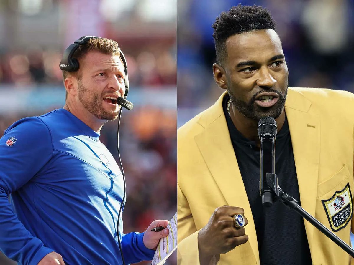 barstoolsports's tweet photo. Sean McVay Winning a Super Bowl Would Still Not Be More Ridiculous Than Beating Calvin Johnson for Georgia High School Player of the Year in 2003 https://t.co/i7gJDoXYCp https://t.co/u4IOvF9dmS