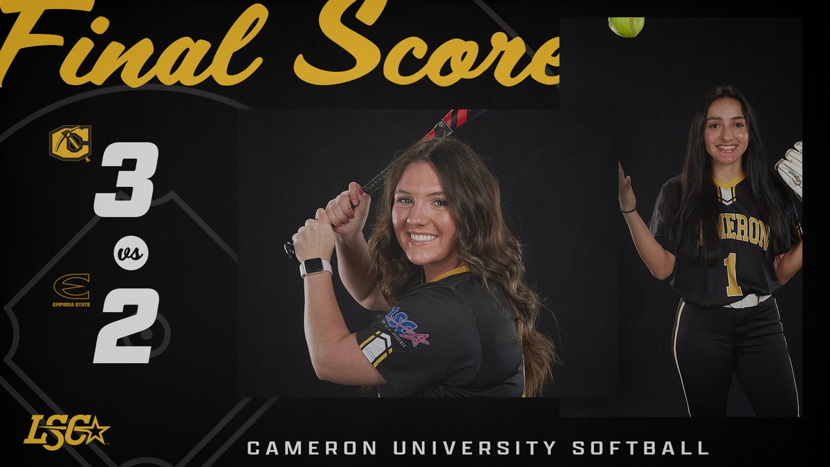SB | <a href="/AggiesSB/">Cameron Softball</a> comes back from a 2-0 deficit to beat Emporia State 3-2 and improve to 5-0!

Karis Clark tied the game with a pinch-hit, 2-run homer in the 5th and then Khmari Edwards drove in the eventual game winning run later in that inning. 

#CUsoftball #BackTheAxe⛏️