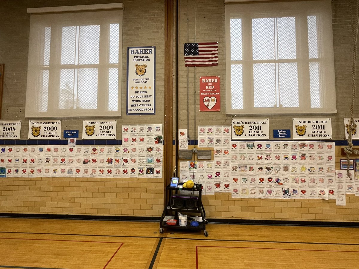 ❤️It’s Wear Red Day (observed)!❤️
The ice storm canceled school on Friday but the Baker Bulldogs are showing their support for the fight against heart disease!
A big shoutout to everyone who has donated so far!
#WearRedDay 
#BakerGoesRed
<a href="/BakerPhysEd/">BakerPhysEd</a> 
<a href="/IadarolaBakerPE/">Mr. Iadarola</a>