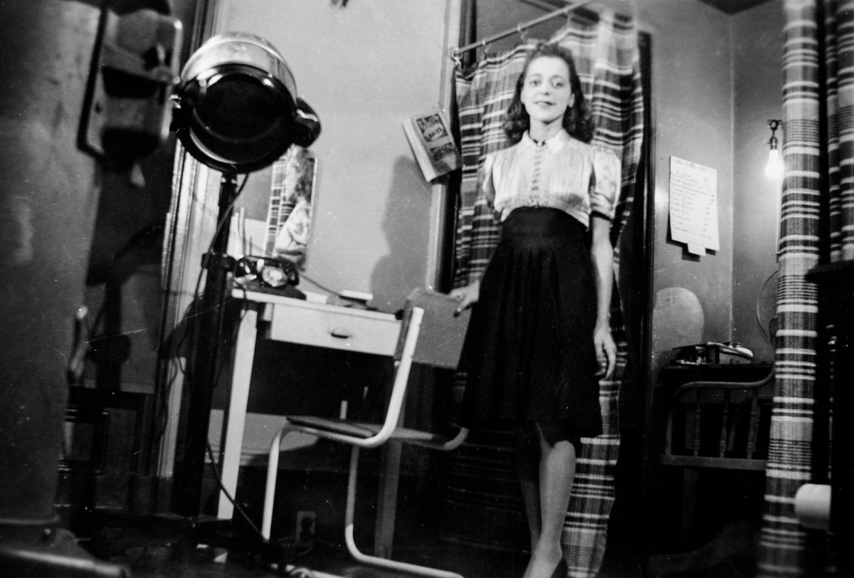 NS_Museum's tweet photo. A photograph of a young Viola Desmond in the salon, perhaps from when it first opened (NSM Cultural History Collection 2017.3.9). She died on this day in 1965 while in New York City. #AHM2022 https://t.co/xeDIbZ3U79