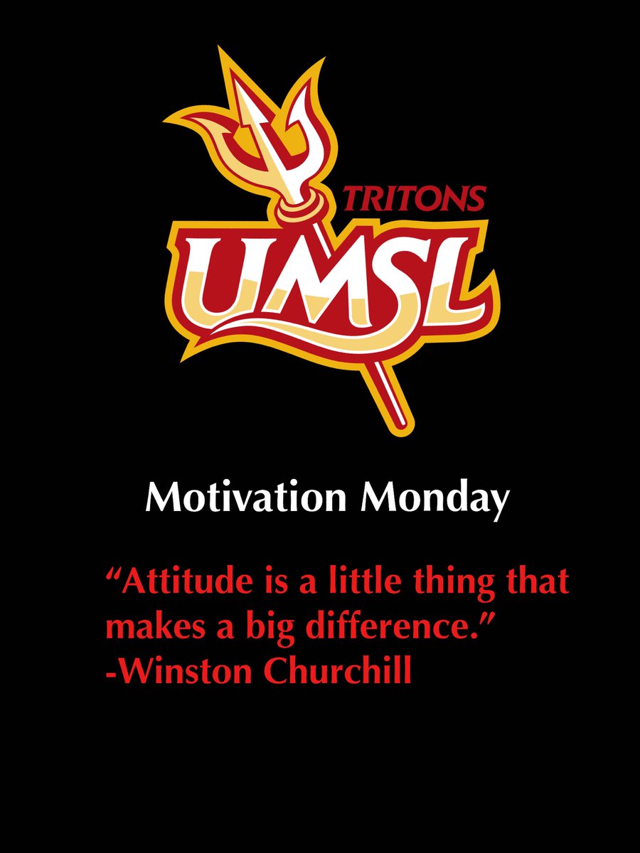 UMSL_SP's tweet photo. Another week another Motivation Monday! How will you attack this week?! Let’s get back to work! #rolltrites 🔱💪😤 https://t.co/icTfEtMSrL