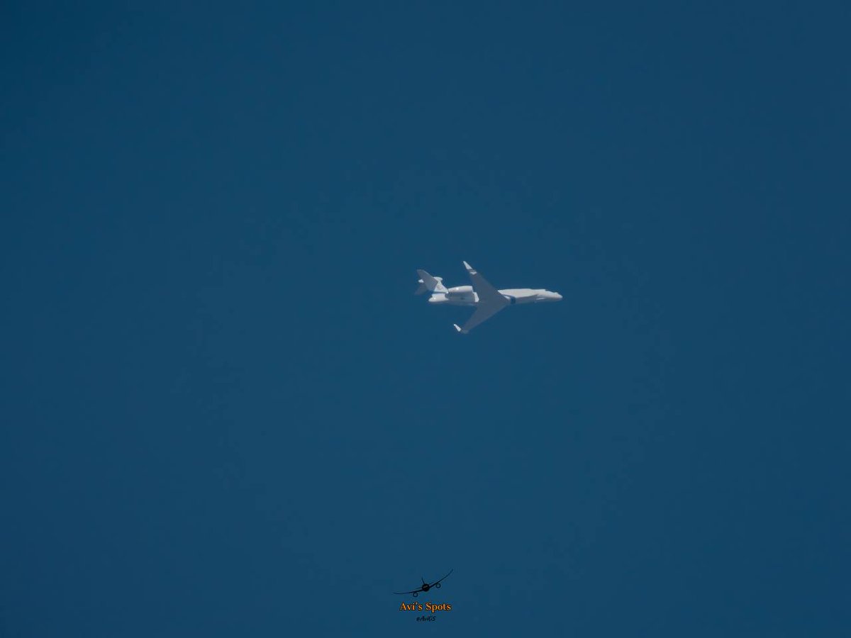 no_itsmyturn's tweet photo. Update:
@AviG5 had a visual on the #IAF 🇮🇱 #BDK18 / 738A69
It's a GLF V, unknown if a Shavit or Eitam, deffo a recon platform though m
#Israel https://t.co/XmR2vqvqdl