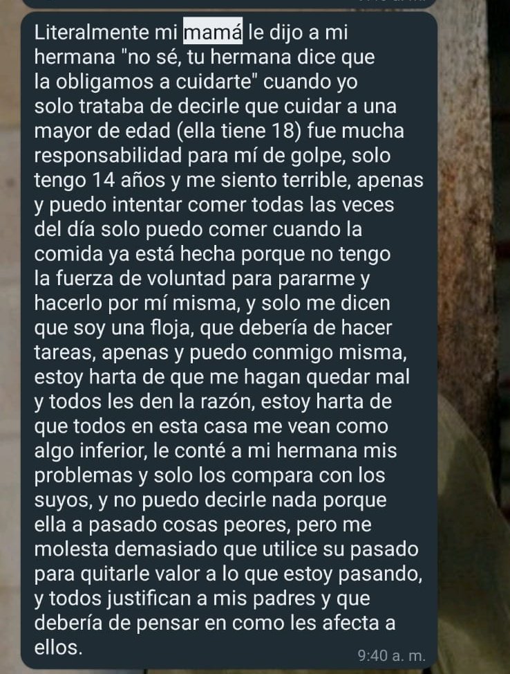 svnsetbarnes's tweet photo. ⚠️NUEVA EVIDENCIA⚠️

CON TAN SOLO 14 AÑOS, ESTA NIÑA HA ESTADO EXPUESTA A SIN FIN DE ABUSOS Y RESPONSABILIDADES NO APTAS PARA SU EDAD, ESPERAMOS SU AYUDA PARA PODER DAR A CONOCER TODO LO QUE ESTÁ SUCEDIENDO, ES INDIGNANTE.
@PoliciaGDL @DIFGUADALAJARA @Trafico_ZMG @GobiernoMX https://t.co/uHf0zj6G6v