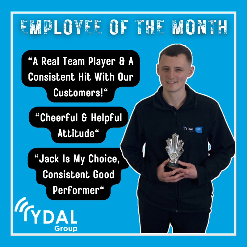 RydalGroup's tweet photo. We'd like to introduce you to our Employee Of The Month for January 2022 - Jack Buchanan 🏆
He is such a delight to work with, we are super lucky to have him with us at Rydal Group 🥰
#employeeofthemonth #congratulations #welldone #aboveandbeyond #technicalsupportteam https://t.co/5wEYLZCL2Z
