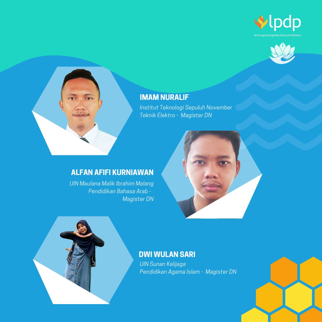pk180lpdp's tweet photo. Lanjutan profil anggota 😊

@LPDP_RI 

#DiriUntukNegeri #SDMUnggulIndonesiaMaju #AkuPastiMengabdi https://t.co/UnffthVSIM