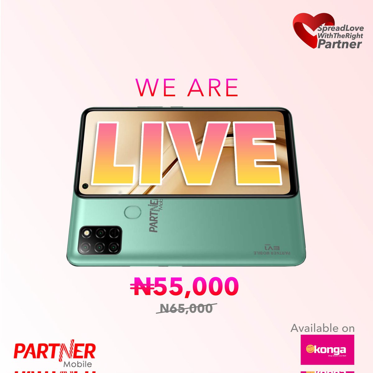 partnermobileng's tweet photo. Our Valentine sales promo is LIVE!!!

Ensure you take advantage of this sales promo to show your loved ones how much you care about them.

Spread love with the right partner 😊

#PartnerMobile #EV1PRO #EricaSmartWatch #Love #ValentinesDay2022 #Spreadlovewiththerightpartner https://t.co/vXkeZHX6YU
