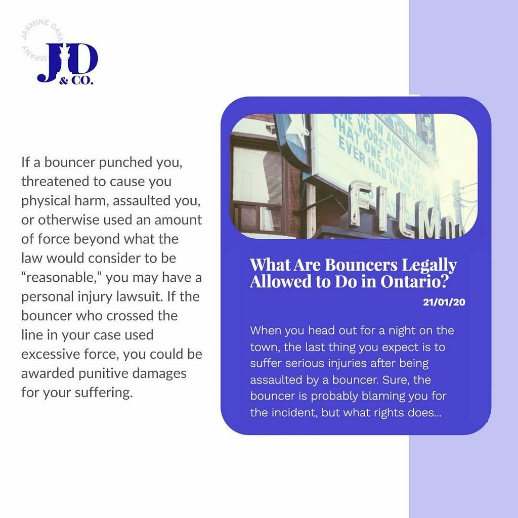 JDCo_Law's tweet photo. Pursuing a civil lawsuit against a bouncer who assaulted you is much different than any criminal charges they may face. That question is up to law enforcement to answer. Read more on our blog! https://t.co/lsnepPpS5z https://t.co/FkouHsMyes
