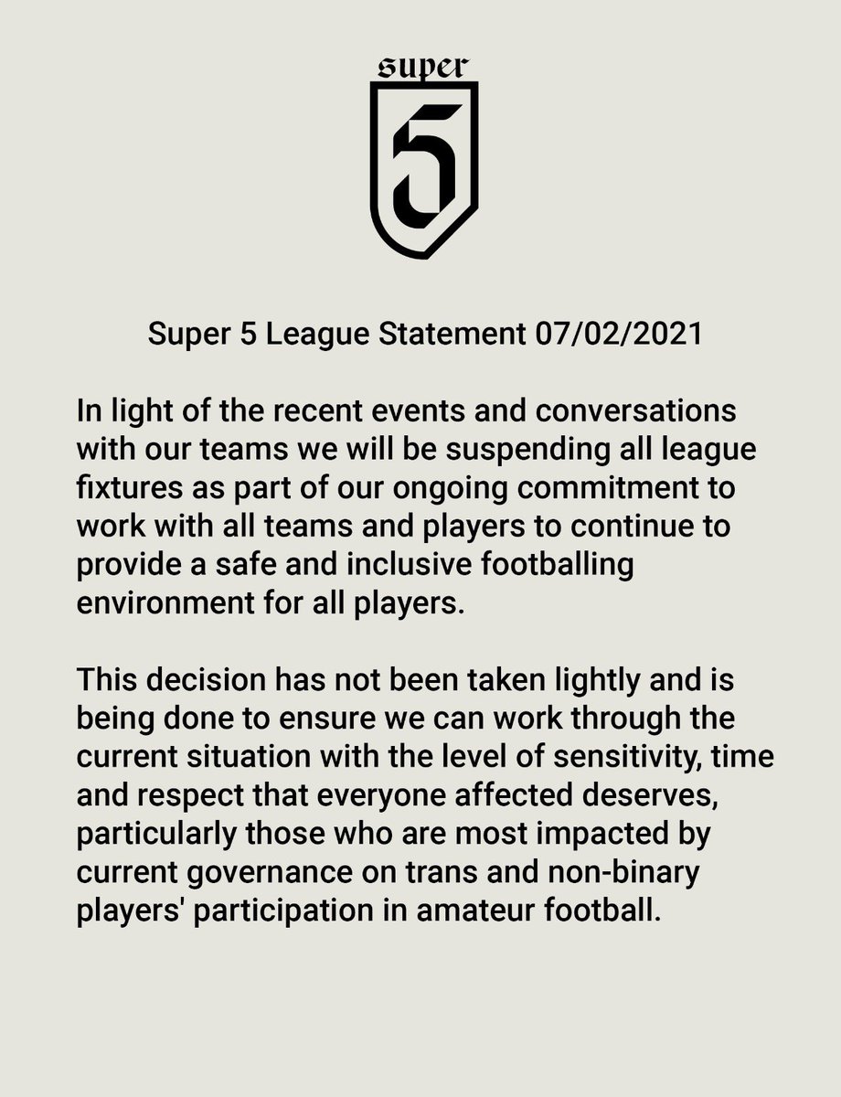 Super 5 League tweet media