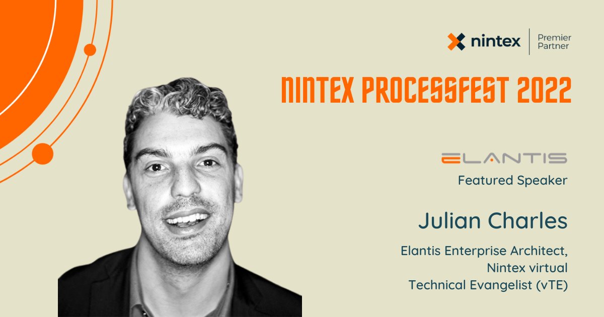 ElantisInc's tweet photo. Catch Julian Charles at @nintex ProcessFest 2022!⁠ Don't miss his on-demand breakout session:⁠ Process Orchestration Across the Enterprise 👉 REGISTER https://t.co/q1rVDbPPHJ #nintex #processfest #nintexprocessfest #nintexpartner ⁠
#automationtechnology #virtualevent https://t.co/D8rS18QUW3