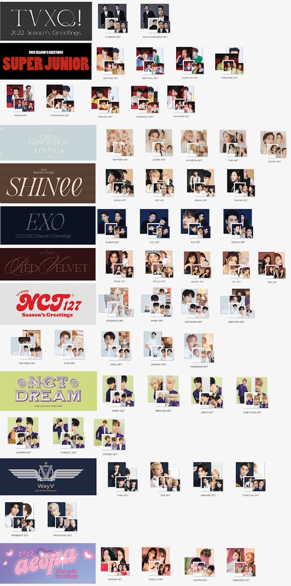queenddy1485's tweet photo. Yang cari Season's Greetings 2022 PHOTOPACK
TVXQ SUJU OH!GG SHINEE EXO RED VELVET NCT127 NCTDREAM WAYV AESPA

Langsung klik aja 

https://t.co/89zgPDDLEr

#ShopeeID 
#UKNOW #LEETEUK #TAEYEON #ONEW #XIUMIN #IRENE #TAEYONG #JAEHYUN #MARK #JENO #KUN #KARINA 
#SMTOWN2022 #zonajajan https://t.co/rIXdKkM0gx