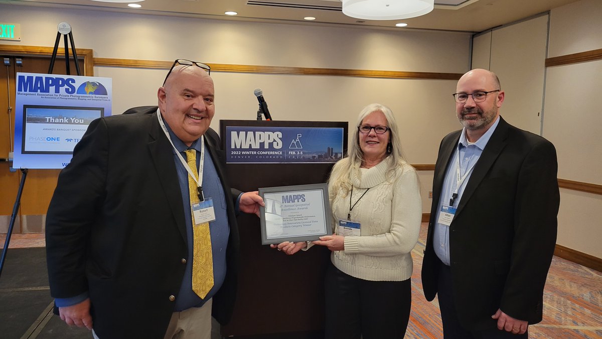 MAPPSorg's tweet photo. Last week MAPPS honored members with the 2021 Geospatial Excellence Awards as part of its 15th annual awards ceremony. Read the full announcement at https://t.co/An7IRKhgcv Congratulations to all our awardees! https://t.co/JWwOQLMKkT
