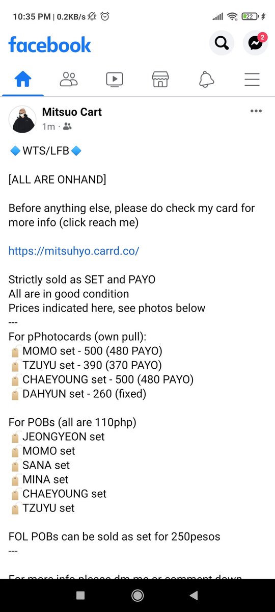 mitsuhyo_1M's tweet photo. Wts/lfb
Please check my fb post for pictures. 🙇

https://t.co/FAiytcZFP6 https://t.co/VdwFDLpJOC