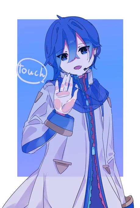 KAITOくんと画面越しにタッチ!🙌☺️ 
