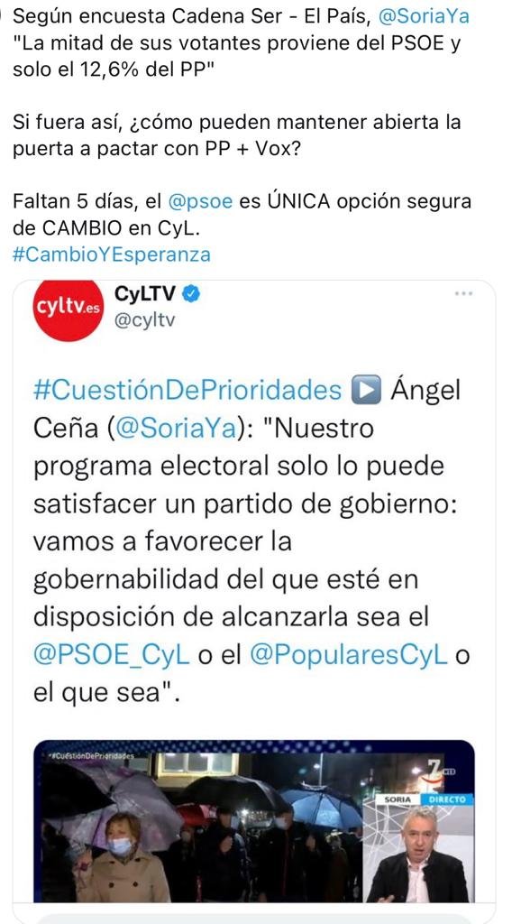 SoriaAutonoma's tweet photo. Un cargo destacado del Psoe de Soria lleva toda la campaña atacando a @SoriaYa en Twitter. Hoy ha usado un tweet en el que se ve la manifestación en la que @SoriaYa pedía la fiscalidad diferenciada y a la que el Psoe de Soria se negó por partidismo. Dicen que defienden a Soria https://t.co/evBJgyaXvi