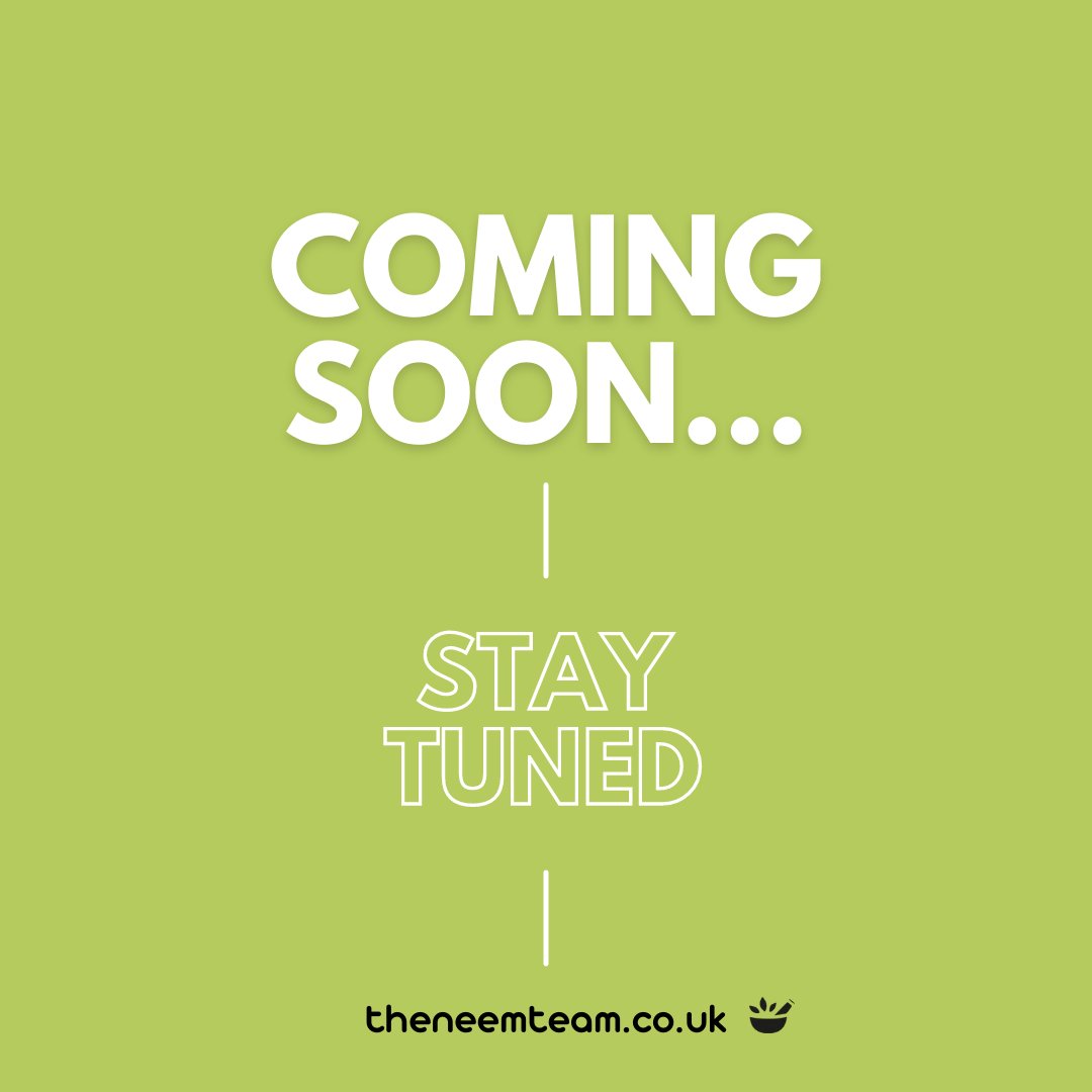 NeemTeam's tweet photo. We have some big and exciting news coming your way this week! Stay tuned to be the first to find out! 

#SerendipityHerbals #TheNeemTeam #PeoplePetsPlants #Neem #ThePowerOfNeem #ComingSoon https://t.co/91mMdJsfUx