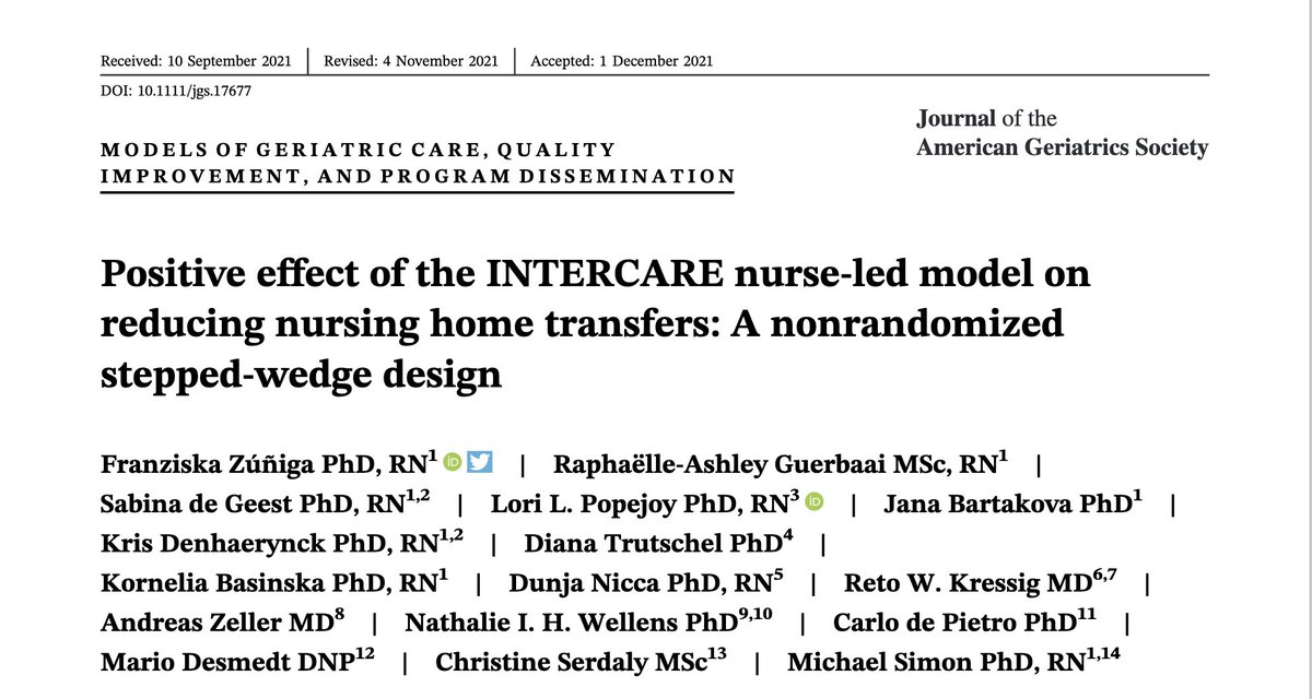 RaphaelleAsh's tweet photo. 🎉🥳Very happy to share our freshly published paper in @AGSJournal describing how we successfully reduced unplanned hospital transfers from Nursing Homes https://t.co/VK4jJvtCpR 🏘️🏥 
@msimoninfo 
@fzuniga300 
1/3 https://t.co/axwm6M9sCD