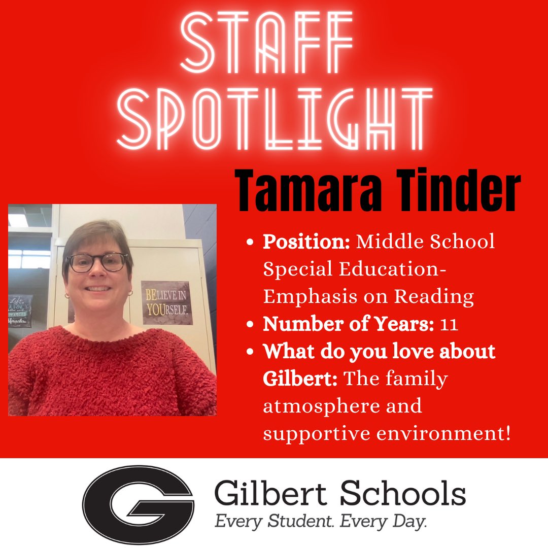gilbert_schools's tweet image. Thank you Mrs.Tinder for all your hard work!