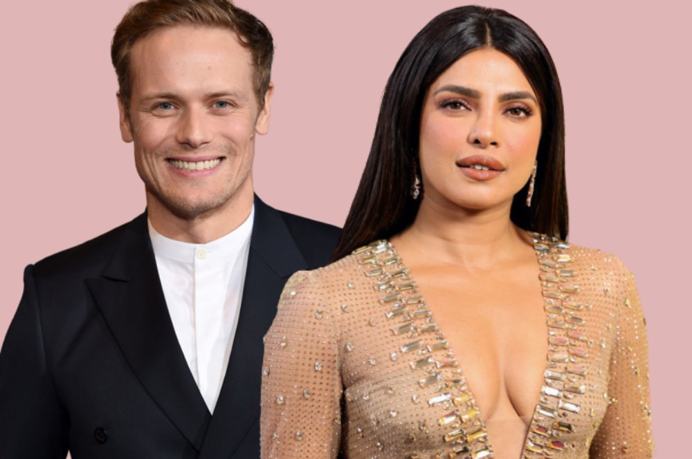 ParadeMagazine's tweet photo. Everything We Know About Outlander Star #SamHeughan’s Leading-Man Debut Opposite #PriyankaChopra in the Rom-Com #TextforYou! https://t.co/zc7WDrdGB2 https://t.co/CcgFW199Sl