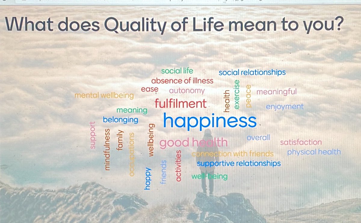 Dr. Joseph Keenan ๐ณ๏ธโ๐ (@josephkeenan4) on Twitter photo Great work from our <a href="/MMUhealthpsy/">MMU Health Psychology</a> students this morning - critically considering how we measure QoL and reflecting upon what the concept of QoL means to them! Side note - Iโm now addicted to Mentimeter and this is potentially a dangerous realisation for all my students ๐
Great work from our <a href="/MMUhealthpsy/">MMU Health Psychology</a> students this morning - critically considering how we measure QoL and reflecting upon what the concept of QoL means to them! Side note - Iโm now addicted to Mentimeter and this is potentially a dangerous realisation for all my students ๐
