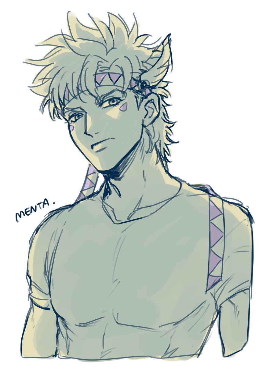 シーザー ツェペリ 綿田 のイラスト