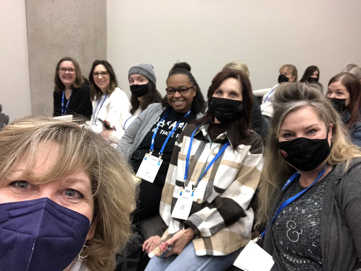 DeniseBrunner1's tweet photo. Talking loving on kids in the library at #TCEA22 with Jaime Donally.  @LakeLibrary1 https://t.co/gU1rH5LUh1