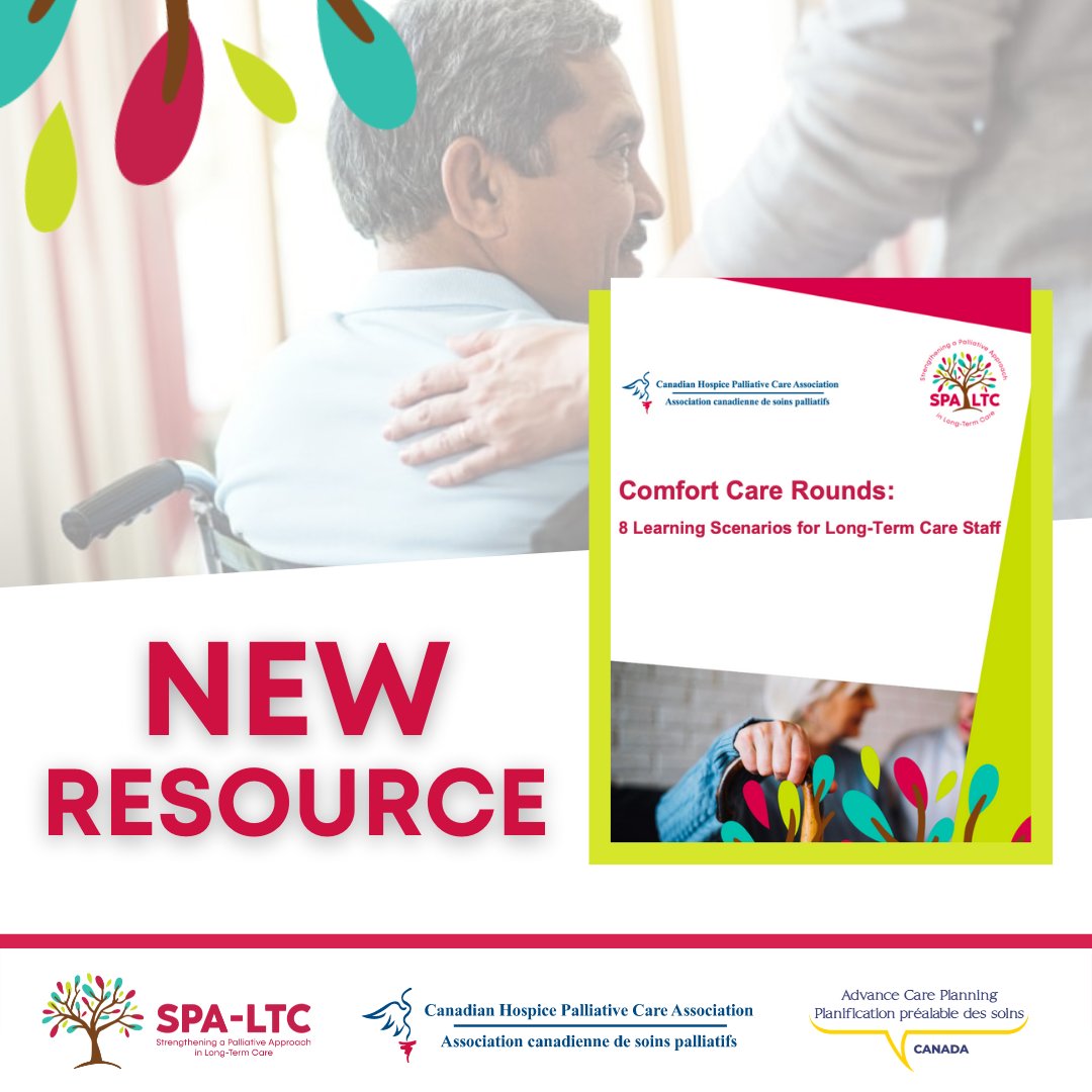 AdvanceCarePlan's tweet photo. To increase the confidence & knowledge of staff caring for residents who are living and dying in #LTC, @spa_ltc, @CanadianHPCAssn & @AdvanceCarePlan are proud to launch this essential #newresource w/ 8 #learningscenarios.
Download your copy now: https://t.co/oTirPkZk7L https://t.co/TBP5FVIBwt