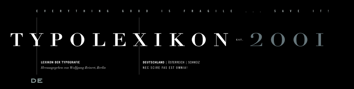 FID_BBI's tweet photo. Was ist nochmal ein Schusterjunge? Was eine Ligatur? Das von Wolfert Beinert herausgegebene #Typolexikon gibt zu den Termini der historischen und zeitgenössischen #Typographie sehr umfassend Auskunft!
https://t.co/7axDJPwF24 https://t.co/1qP2VNjAb1