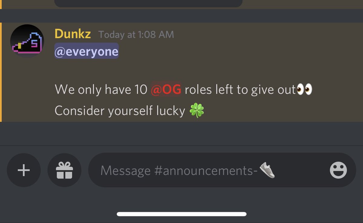 WE ARE ONLY 10 OG MEMBERS AWAY FROM BEGINING PHASE 2.0 OF <a href="/CryptoDunkz/">Crypto Dunkz (giveaway pinned👀)</a> 

Whose excited #NFT #Solana