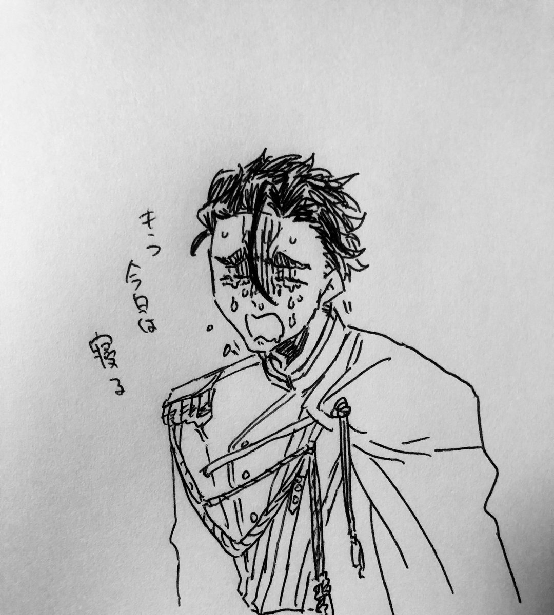 叔父に送った画像がこの3枚なんですけど変顔しか描かない人間だと思われそう 実際ほぼそうなんですけど 