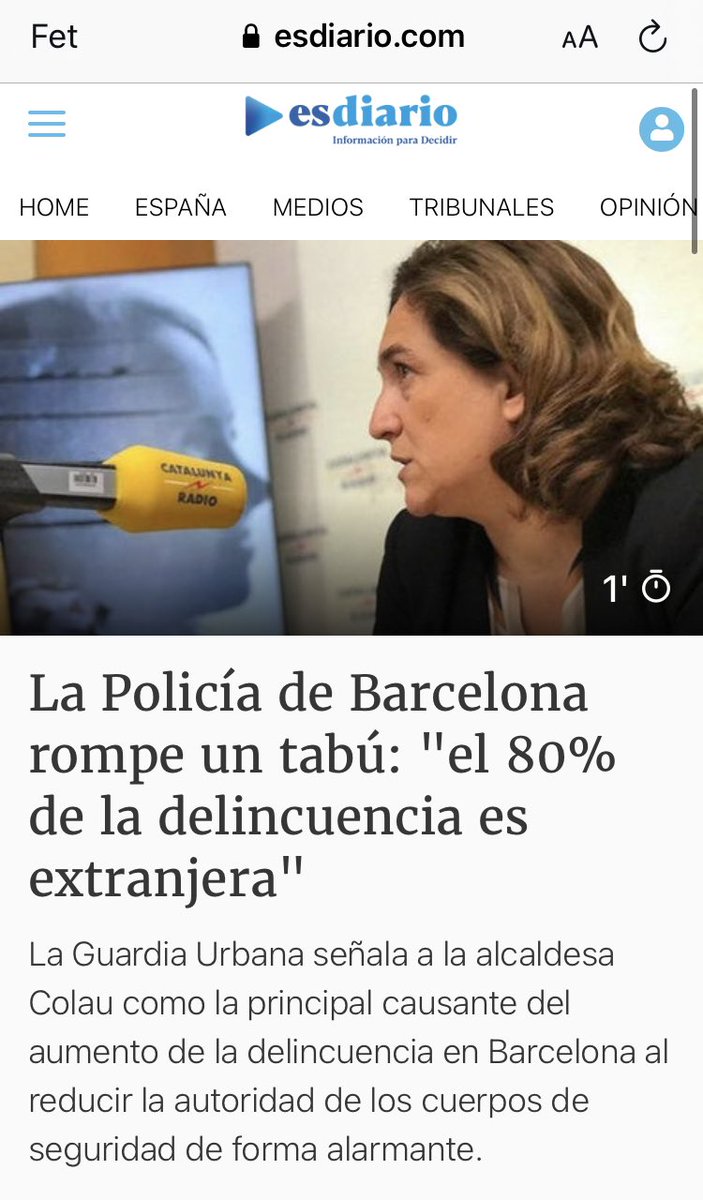 jgarcesoficial's tweet photo. Comença a sortir la veritat a Barcelona! https://t.co/w80RZJxyvz