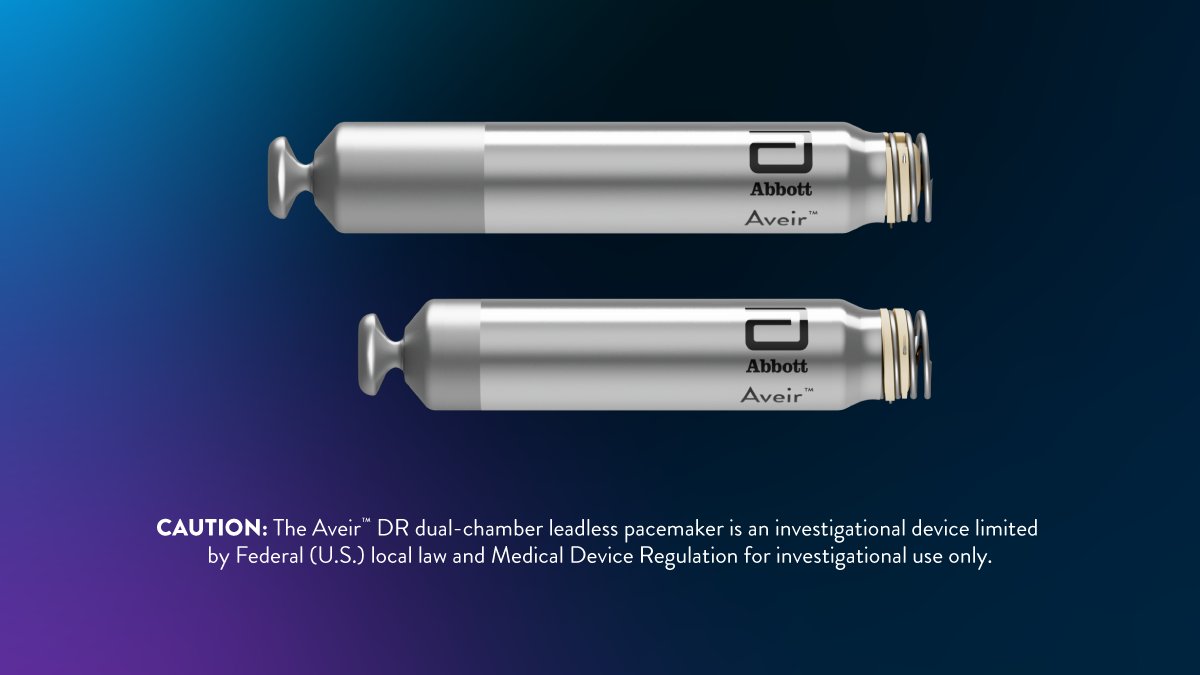 NEWS: We announce the world’s first patient implants of a dual-chamber leadless pacemaker system as part of the AVEIR DR i2i™ pivotal clinical study. Learn more: abbo.tt/34qNu7T