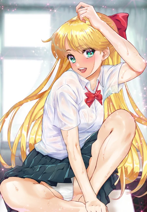 おはようございます❤
アイドル志望のセーラ●ヴィーナスこと愛●美奈子ちゃん❣❣
放課後ダンスの練習は欠かしません❤
頑張れ❣❣美奈子ちゃん❤❤❤ 
#セーラーヴィーナス 
#愛野美奈子 
#放課後 #制服 #ダンス #パンティ 